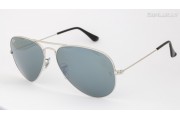 Ray-Ban Aviator Large Metal Silver Mirror (RB3025 W3277 58mm) saules brilles